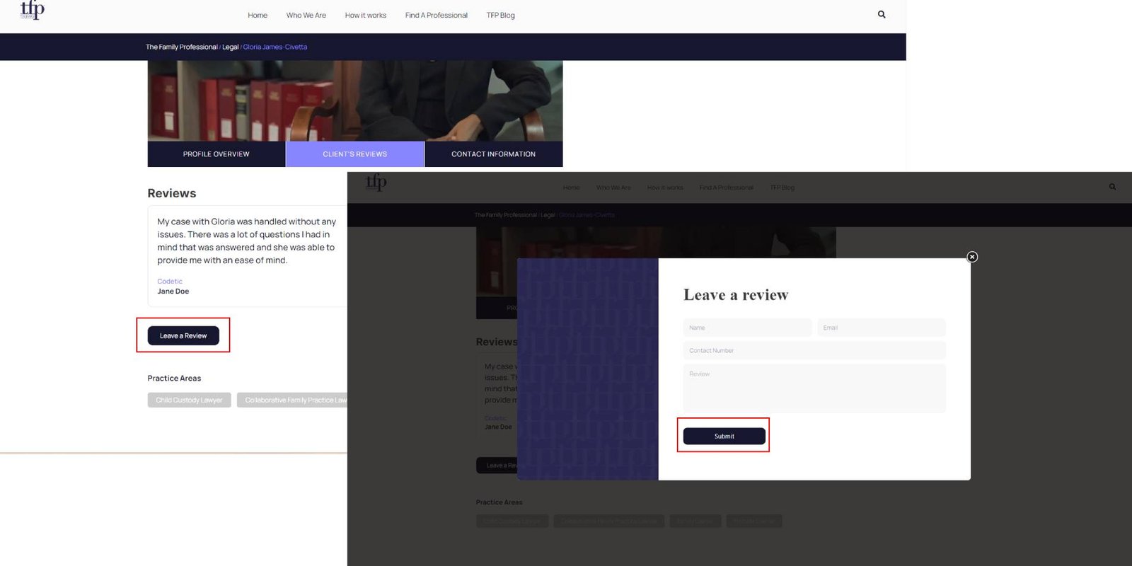 Be sure to leave a review for them if you engaged them.